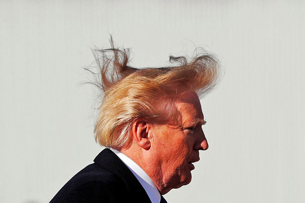 cabello de Trump